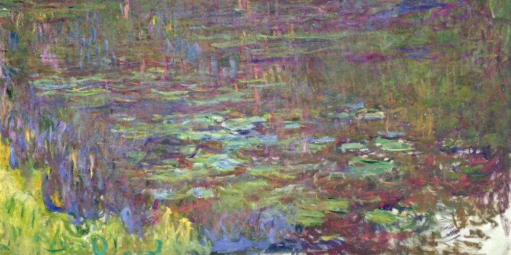 Wall Art Painting id:43102, Name: Waterlilies at Sunset, Artist: Monet, Claude