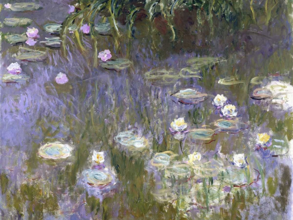 Wall Art Painting id:43855, Name: Water Lilies, Artist: Monet, Claude