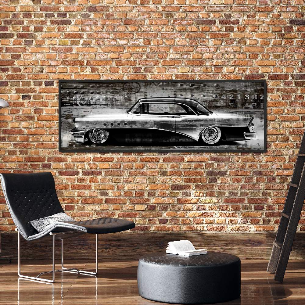 Set of wall art painting,Classic Ride