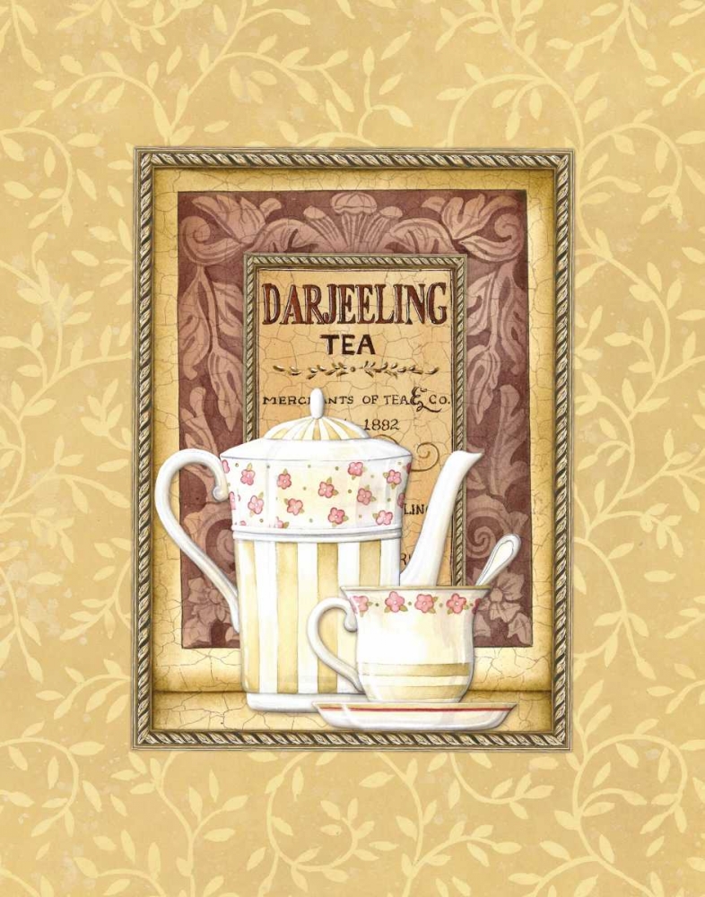 Wall art: Darjeeling Tea, by Audrey, Charlene