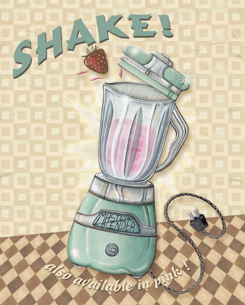 Wall art: Nifty Fifties - Shake, by Audrey, Charlene