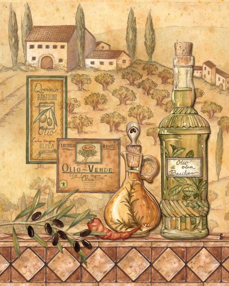 Wall Art Painting id:1758, Name: Flavors of Tuscany I, Artist: Audrey, Charlene