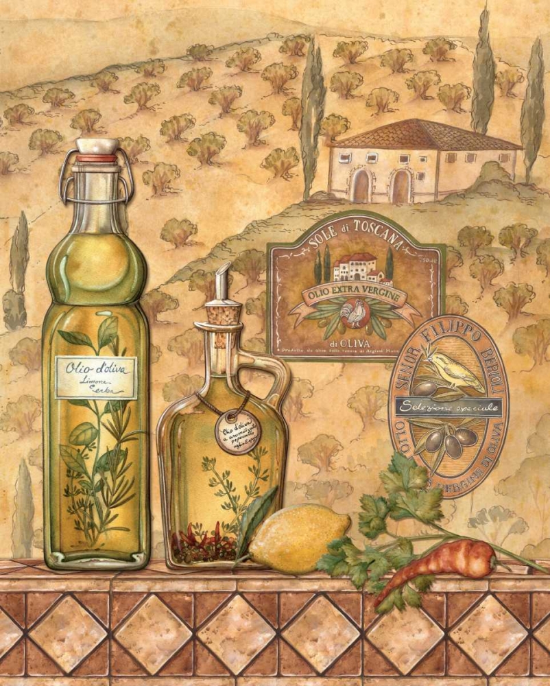 Wall art: Flavors of Tuscany II, by Audrey, Charlene