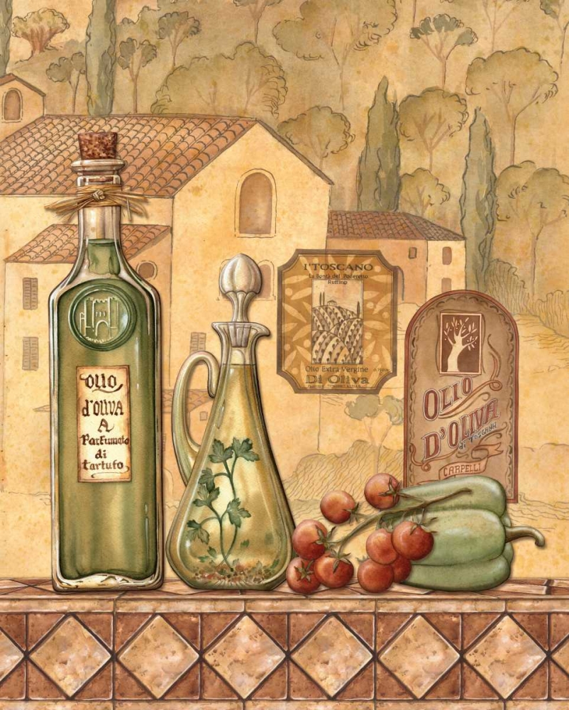 Wall art: Flavors of Tuscany III, by Audrey, Charlene