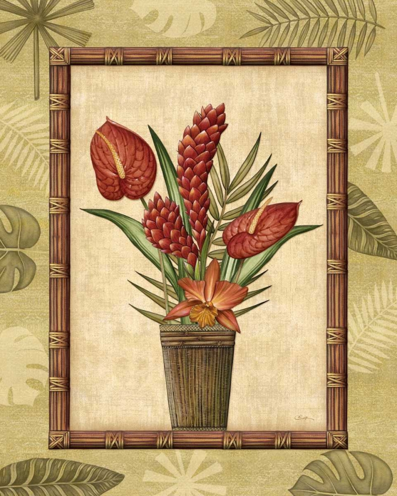 Wall Art Painting id:1812, Name: Paradisio Bouquet I, Artist: Audrey, Charlene