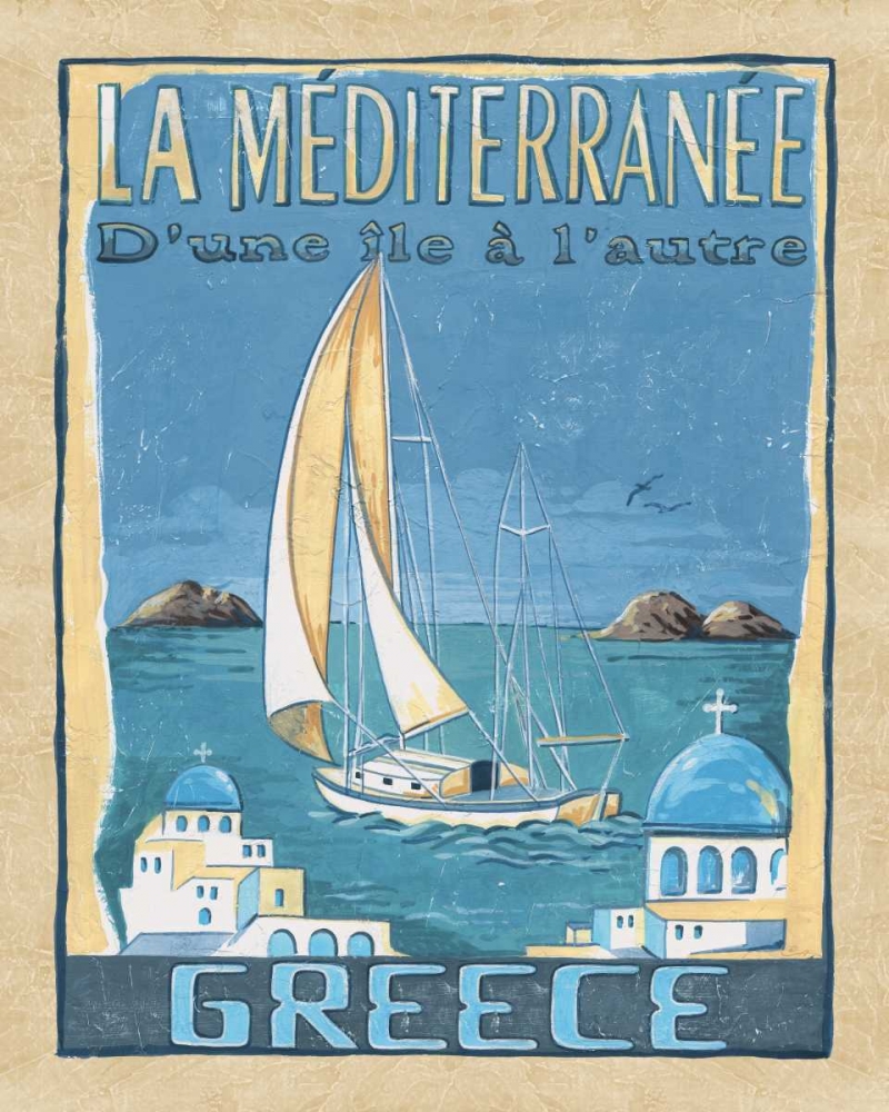 Wall art: Greece, by Audrey, Charlene