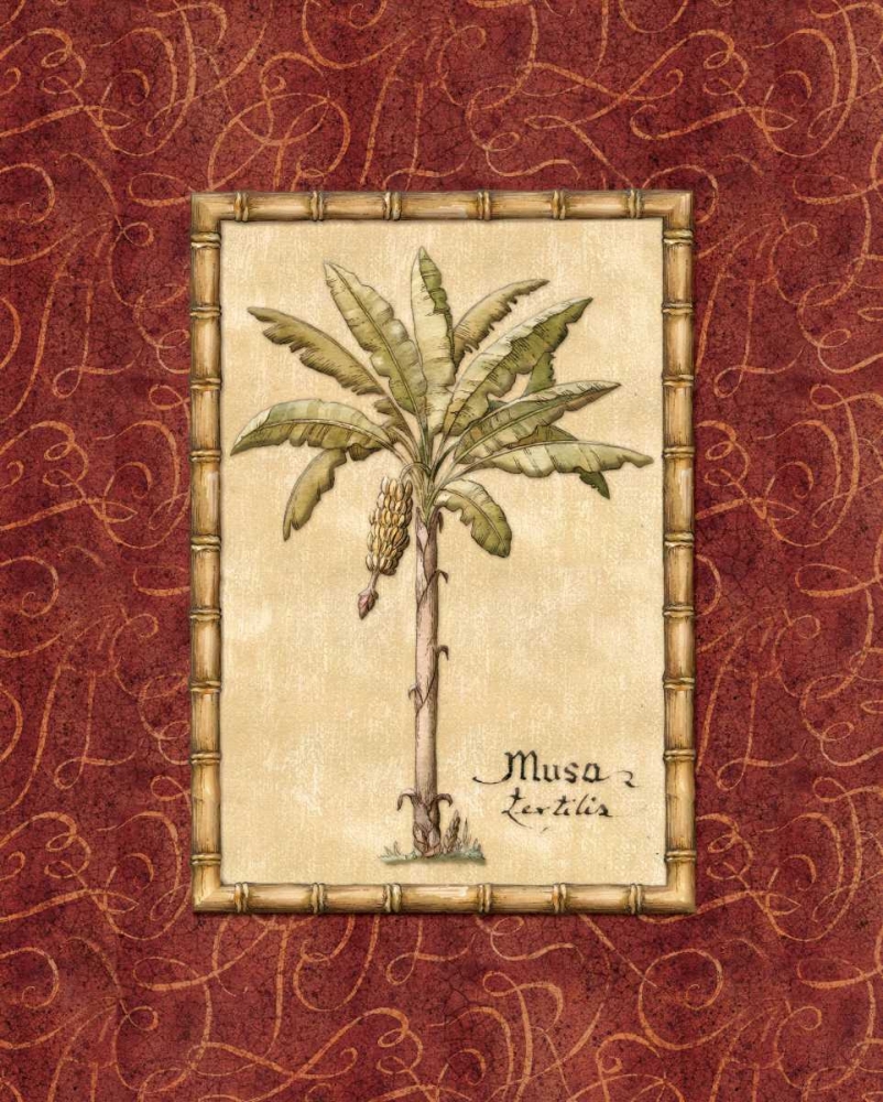 Wall art: Red Passion Palm II, by Audrey, Charlene