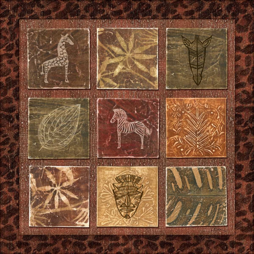 Wall art: Tribal Collage I, by Audrey, Charlene