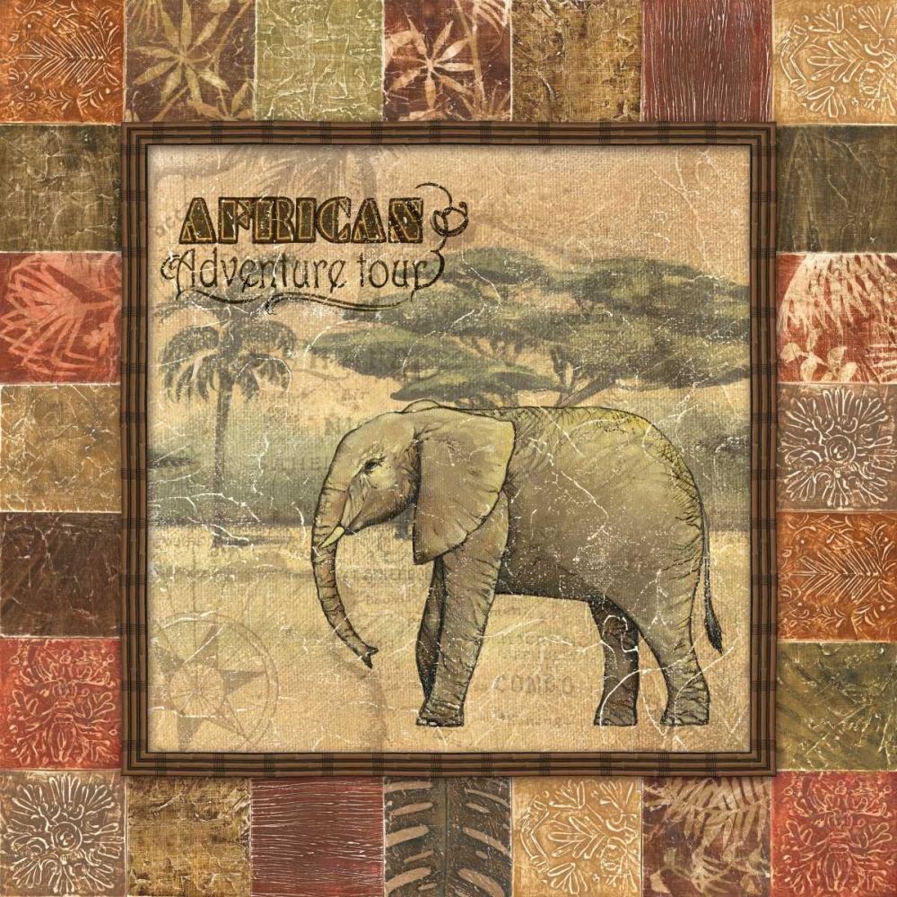 Wall art: Safari II, by Audrey, Charlene