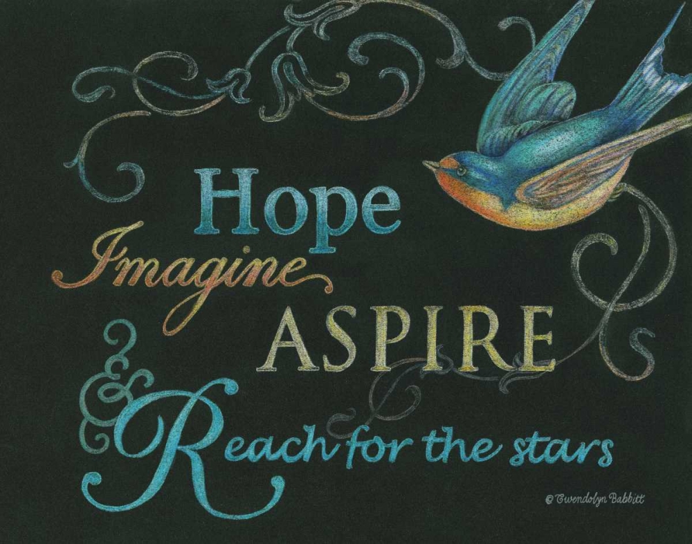 Art Print: Hope and Bird