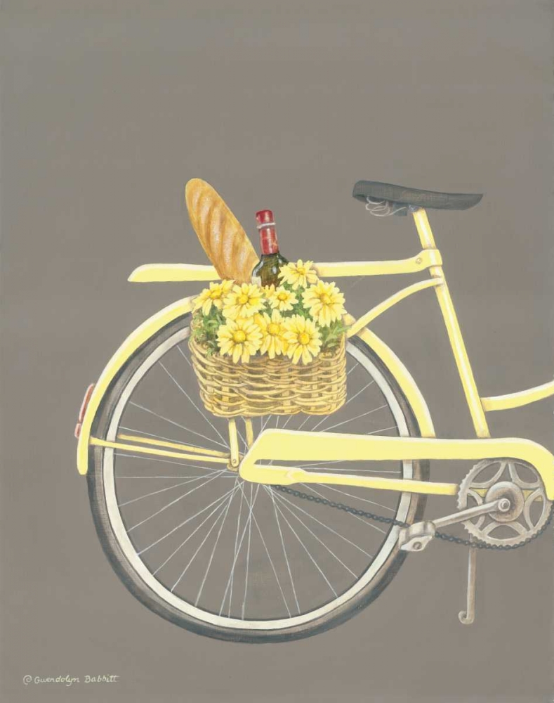 Wall Art Painting id:63578, Name: Bicycle I, Artist: Babbitt, Gwendolyn