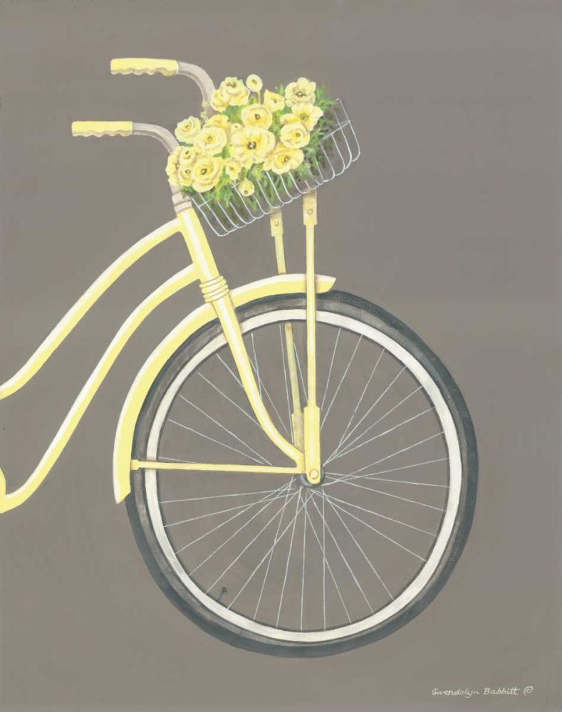 Wall Art Painting id:63579, Name: Bicycle II, Artist: Babbitt, Gwendolyn