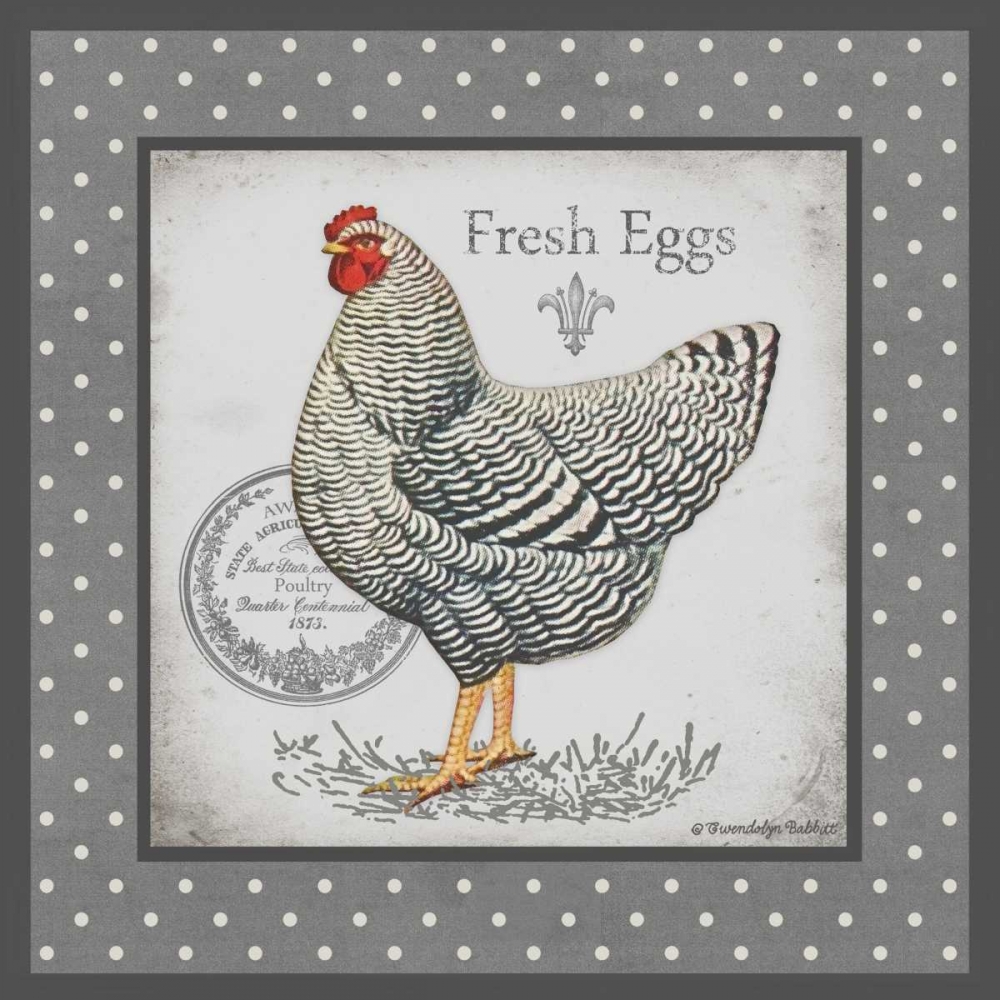 Art Print: Farm Fresh Eggs II