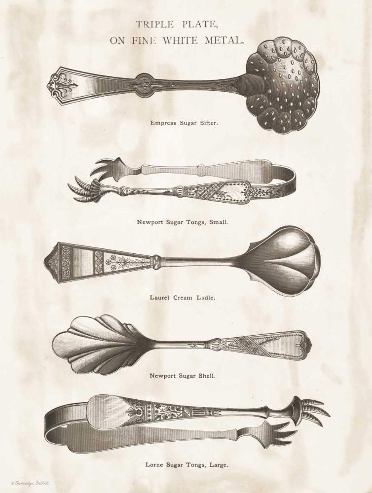 Art Print: Serving Utensils I