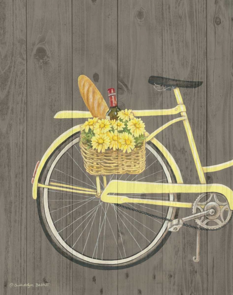 Wall Art Painting id:164197, Name: Spring Bike I, Artist: Babbitt, Gwendolyn