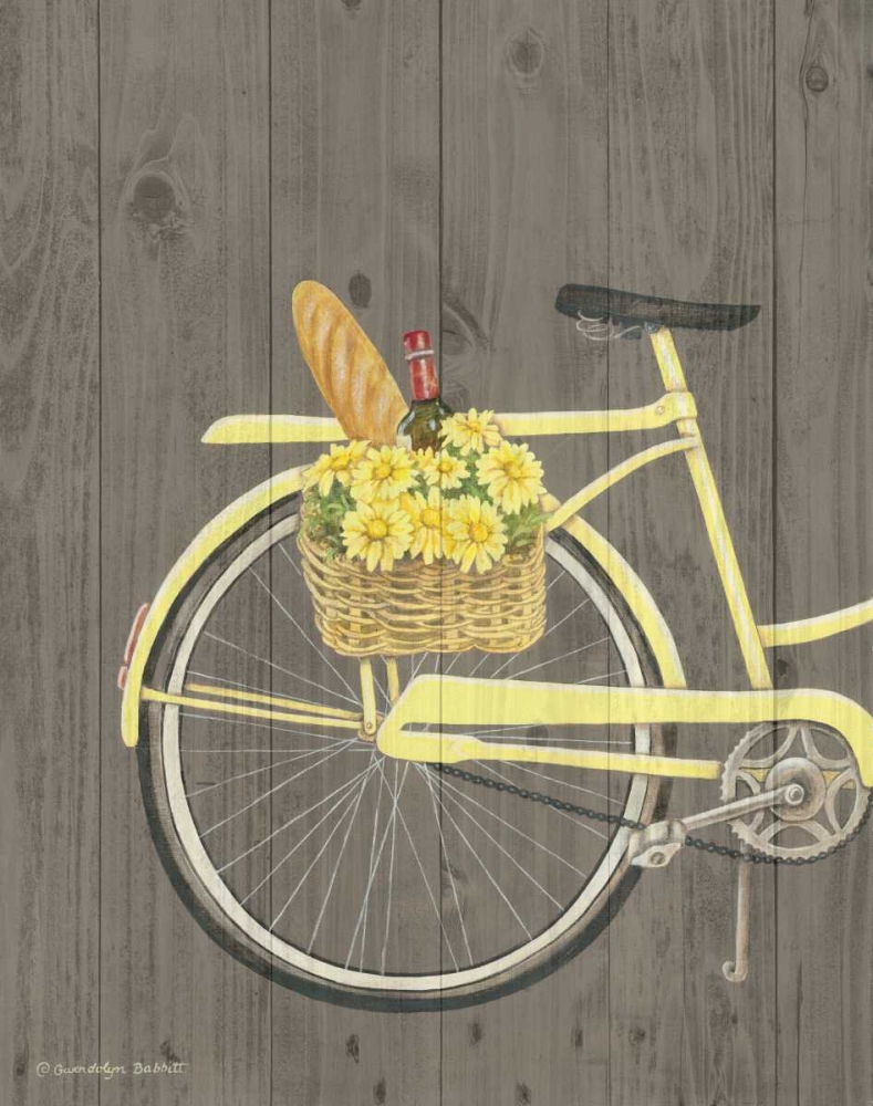 Wall art: Spring Bike I, by Babbitt, Gwendolyn