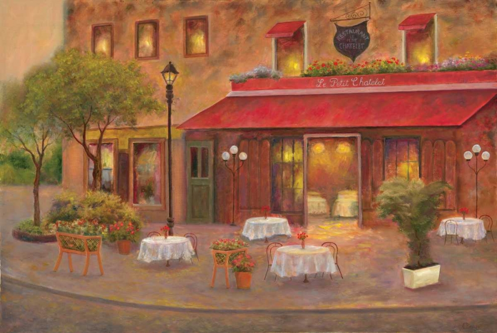 Wall Art Painting id:29020, Name: Dining in Paris II, Artist: Bailey, Carol