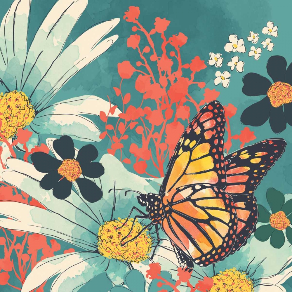 Wall art: Monarch II, by Berrenson, Sara