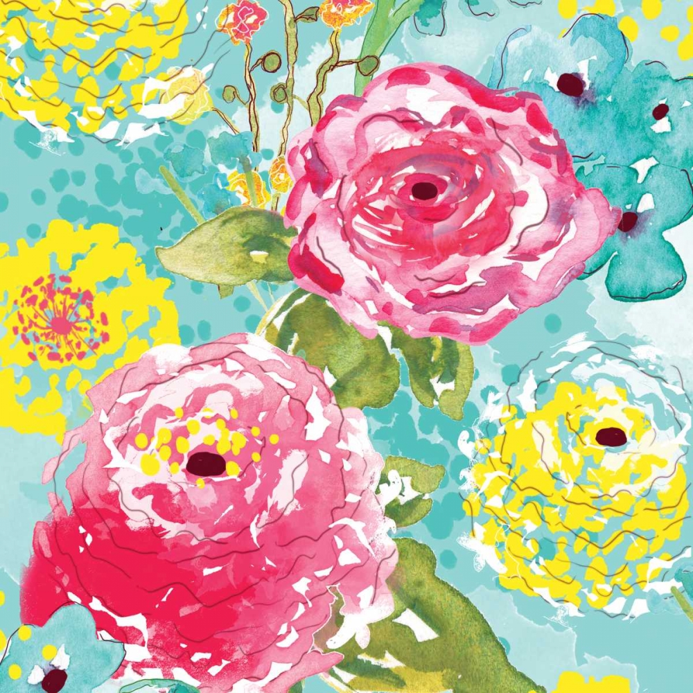 Wall Art Painting id:143557, Name: Spring Fling Medley II, Artist: Berrenson, Sara