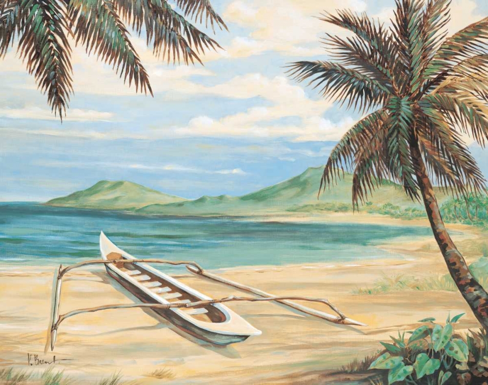 Wall Art Painting id:4153, Name: Outrigger Cove, Artist: Brent, Paul