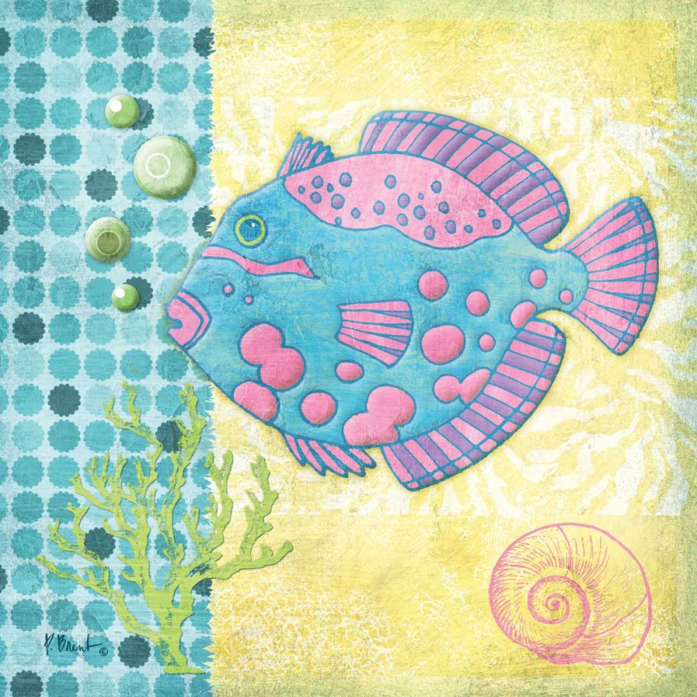 Wall art: Fantasy Reef V, by Brent, Paul