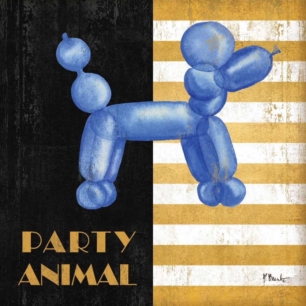 Wall Art Painting id:144036, Name: Party Animal I, Artist: Brent, Paul