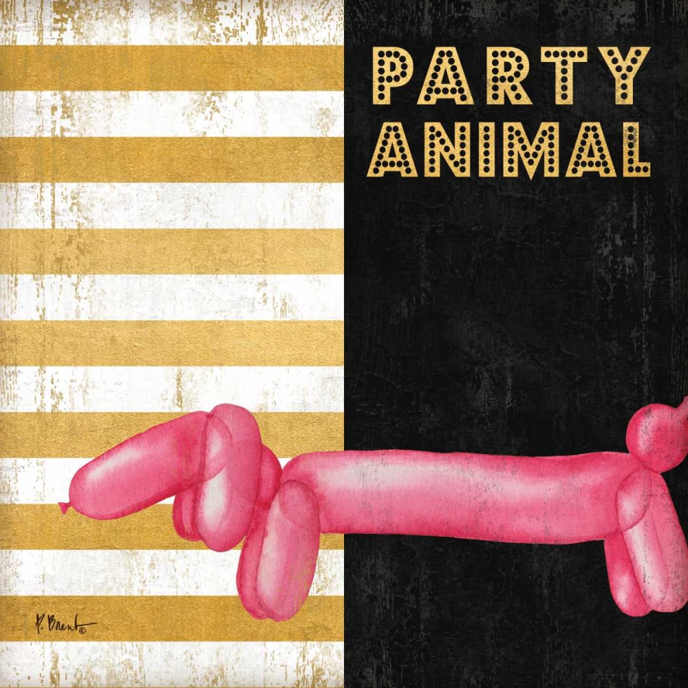 Wall Art Painting id:144037, Name: Party Animal II, Artist: Brent, Paul