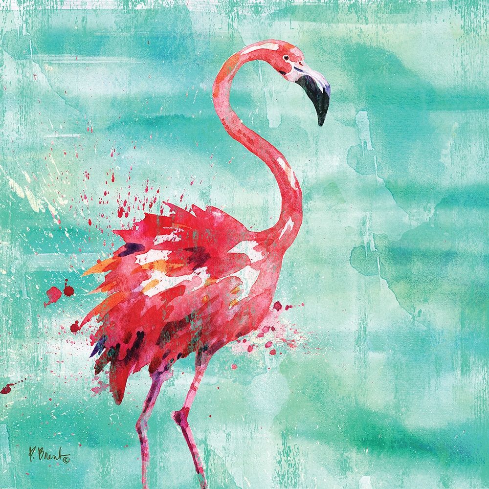 Wall art: Arianna Flamingo I, by Brent, Paul