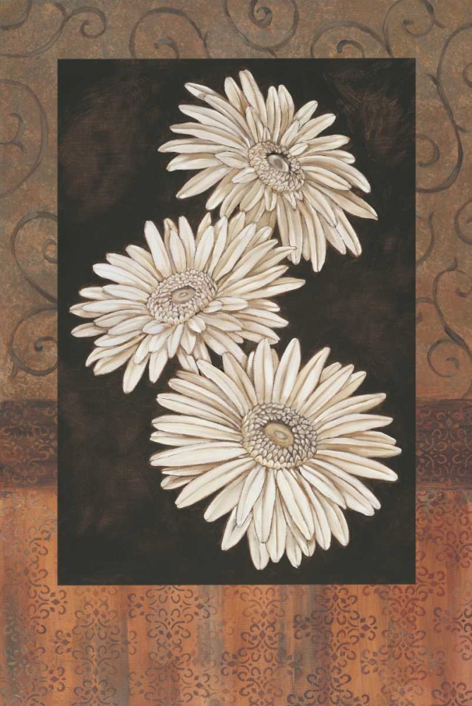 Wall Art Painting id:4272, Name: Santorini Daisies, Artist: Brent, Paul