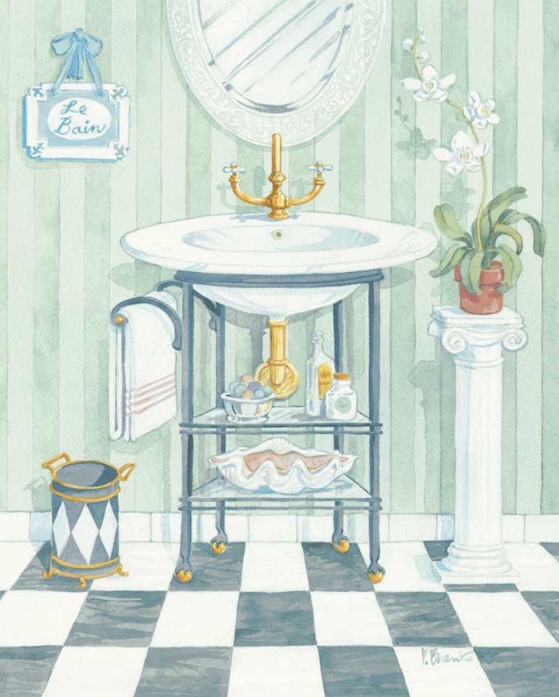 Wall art: Wash Basin, by Brent, Paul