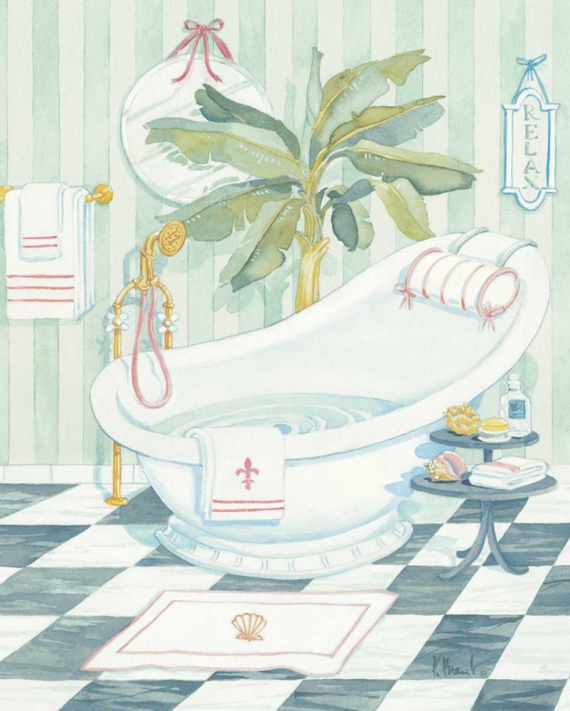 Wall art: Slipper Tub, by Brent, Paul