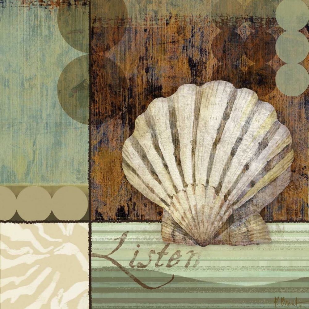 Art Print: Contemporary Shell I