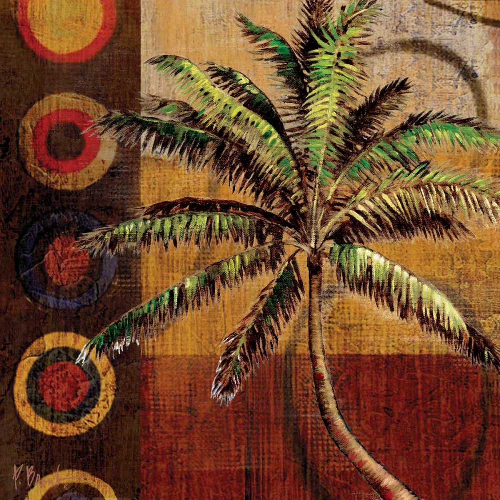 Wall art: Contemporary Palm I, by Brent, Paul