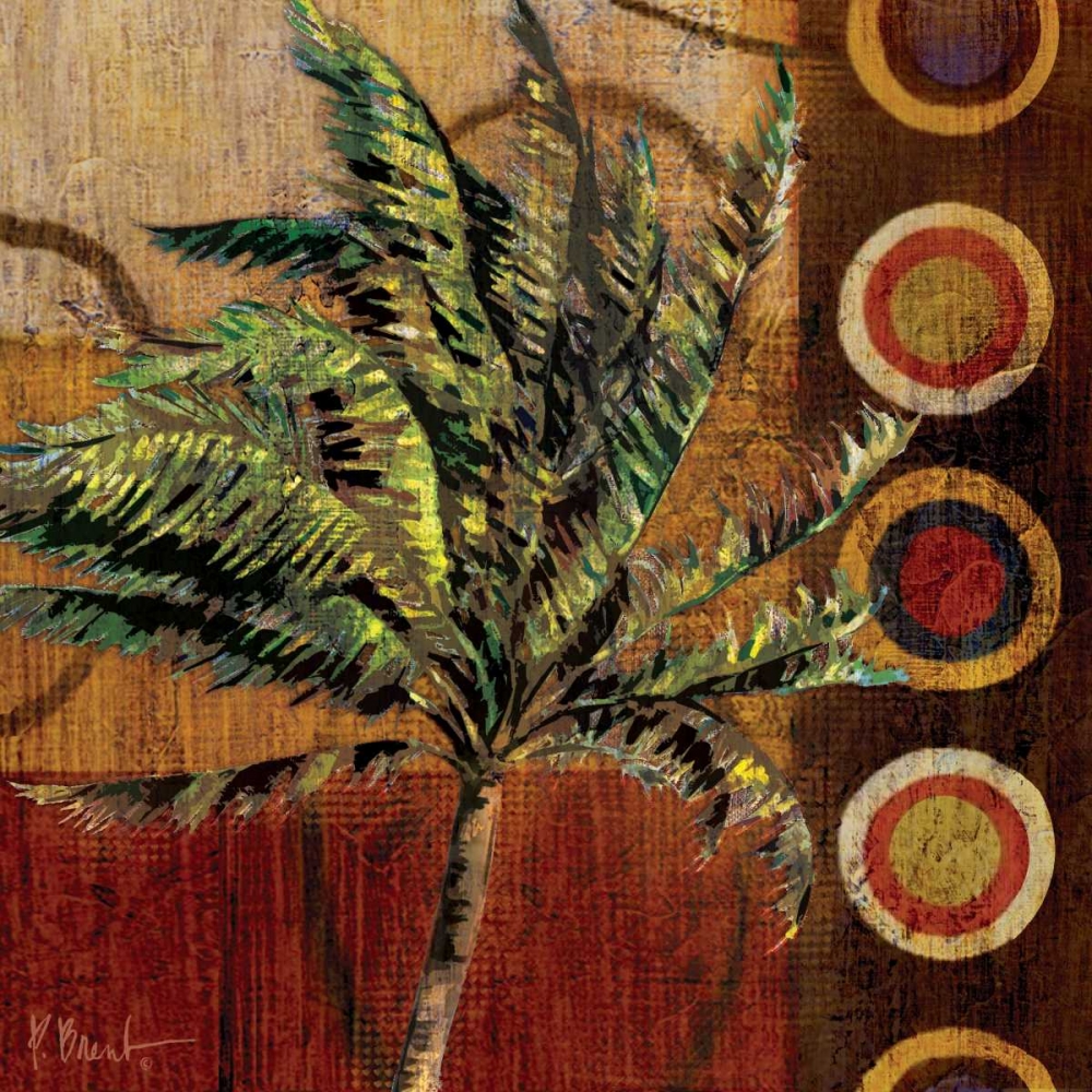 Wall art: Contemporary Palm II, by Brent, Paul