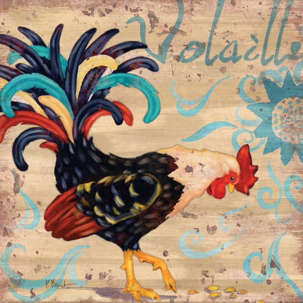 Wall Art Painting id:4340, Name: Royale Rooster I, Artist: Brent, Paul