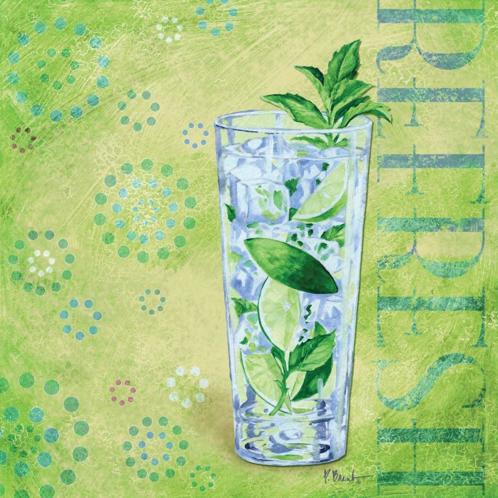 Wall Art Painting id:4392, Name: Calypso Cocktails III, Artist: Brent, Paul