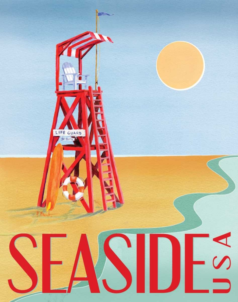 Art Print: Beach Watch I