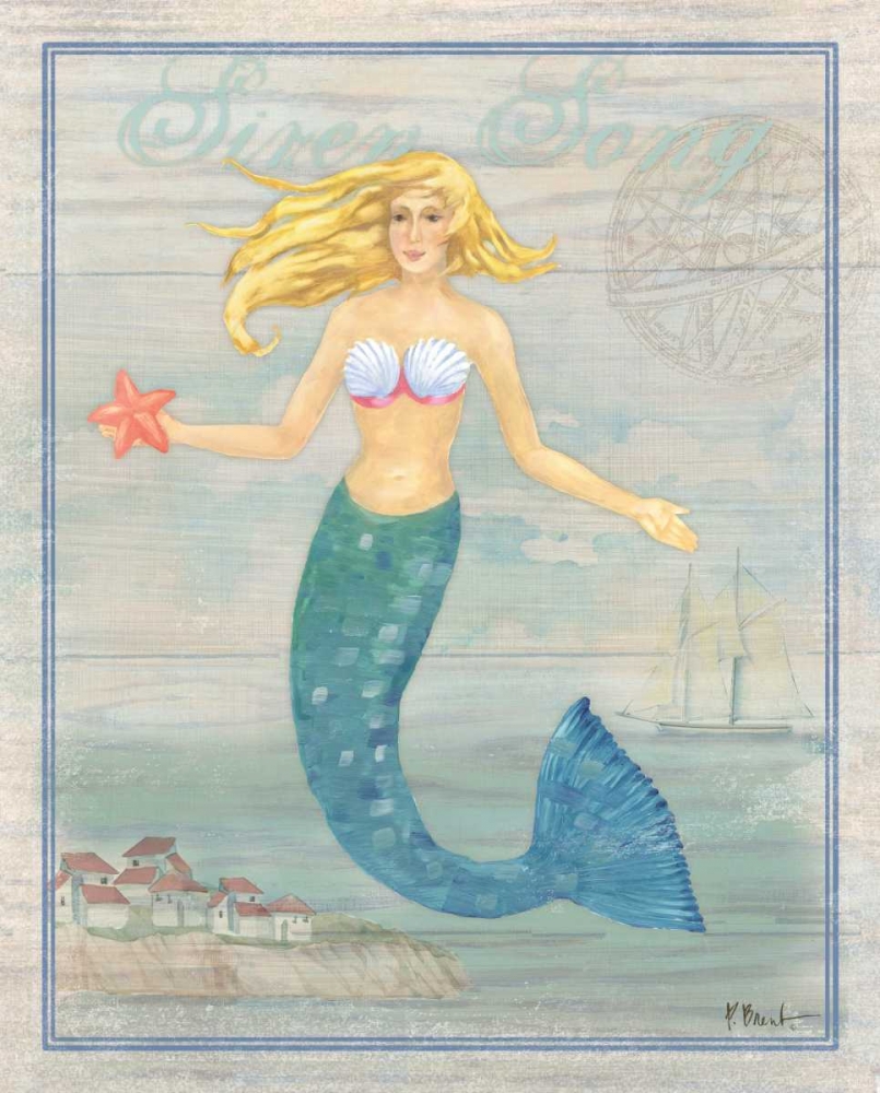Wall art: Siren Song, by Brent, Paul