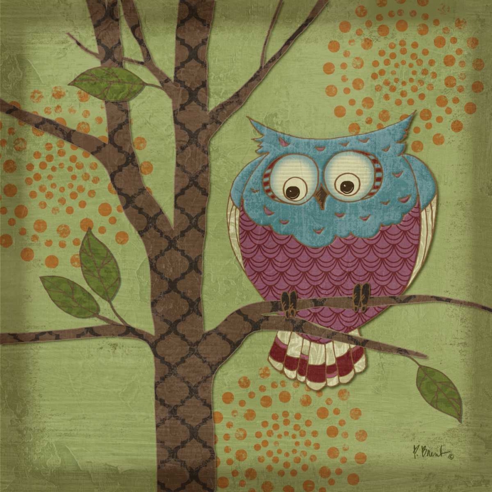 Wall Art Painting id:6797, Name: Fantasy Owls III, Artist: Brent, Paul
