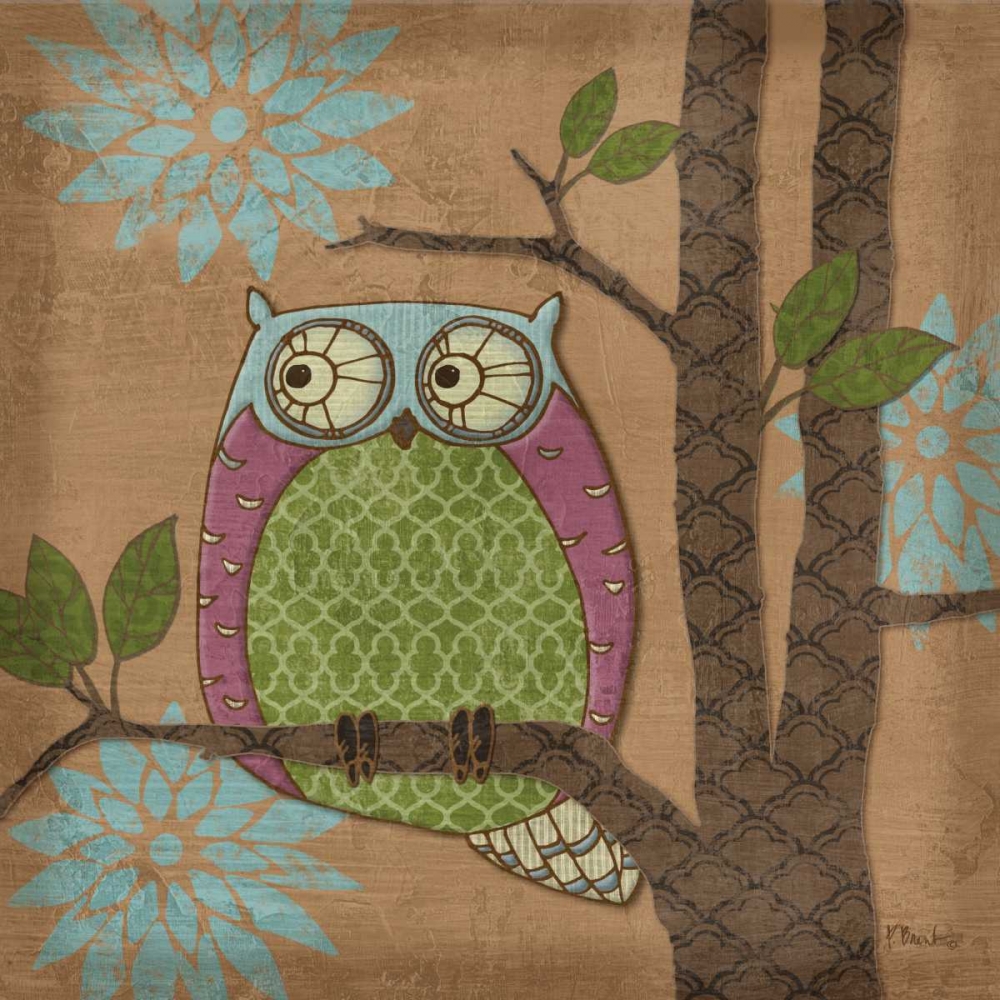 Wall Art Painting id:6798, Name: Fantasy Owls IV, Artist: Brent, Paul