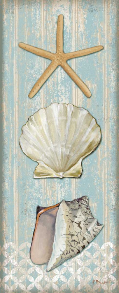 Wall Art Painting id:87246, Name: Spa Shells Vertical II, Artist: Brent, Paul