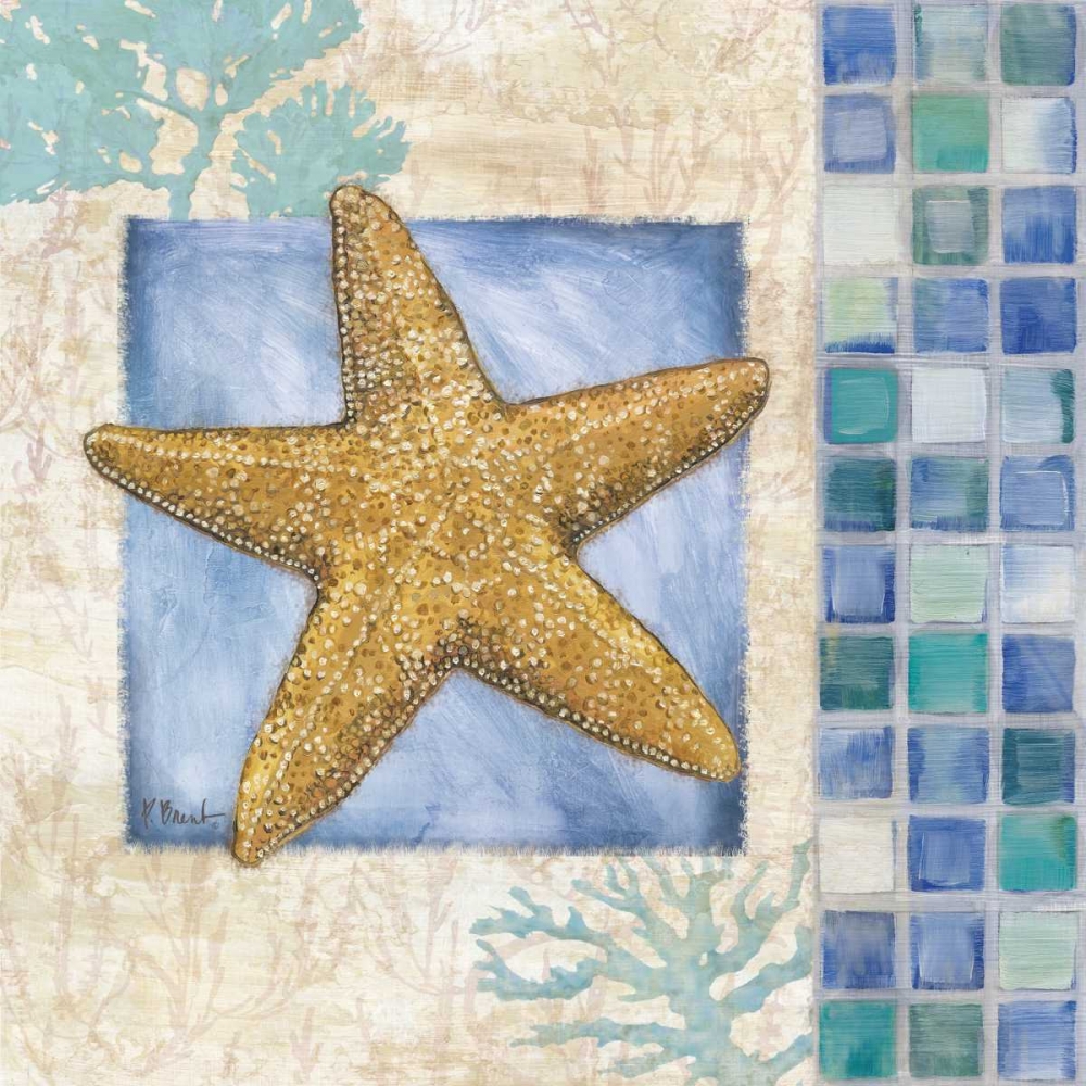 Wall Art Painting id:143626, Name: Mosaic Shell Collage VI, Artist: Brent, Paul