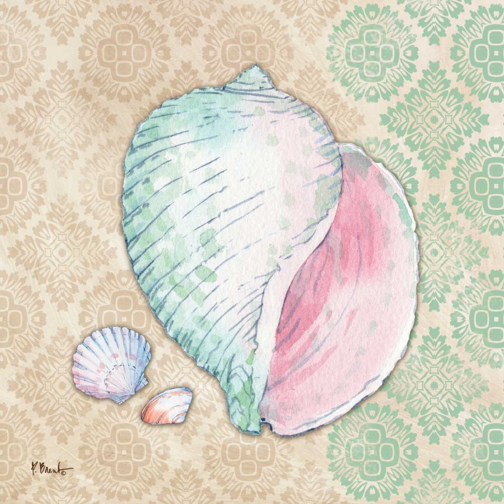 Wall Art Painting id:143644, Name: Serene Seashells II, Artist: Brent, Paul