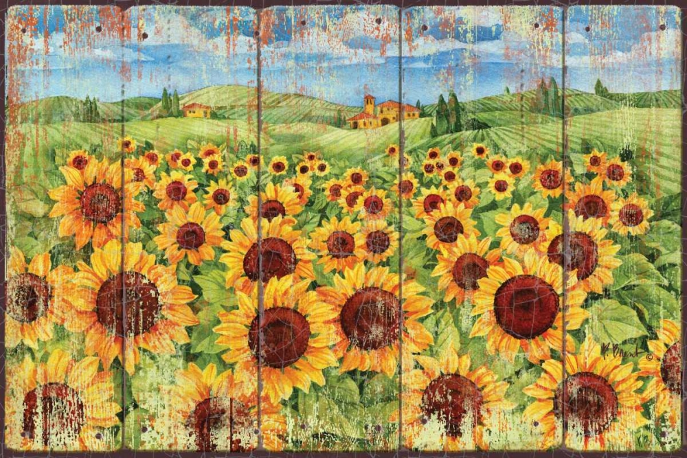 Wall art: Sunflower Field, by Brent, Paul