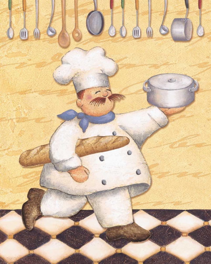 Wall Art Painting id:4455, Name: Le Chef et le Pain, Artist: Brissonnet, Daphne