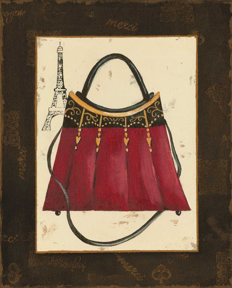 Wall Art Painting id:4602, Name: Fashion Purse I, Artist: Devereux, Sophie