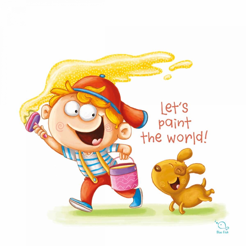 Art Print: Paint the World