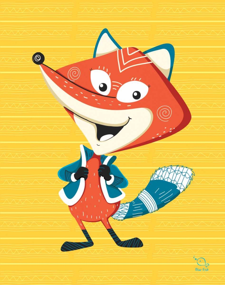 Wall art: Collars Up!, by Blue Fish