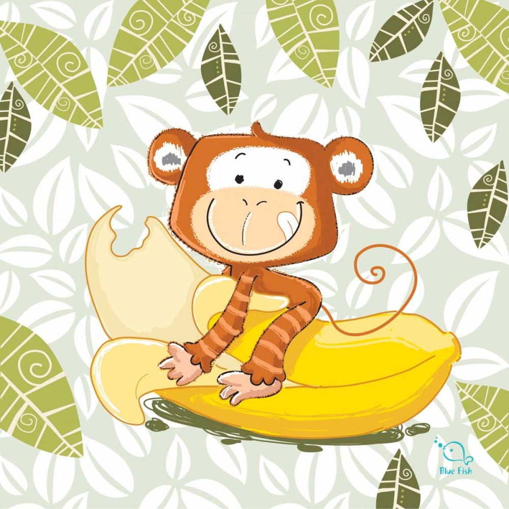Art Print: A Banana Ride