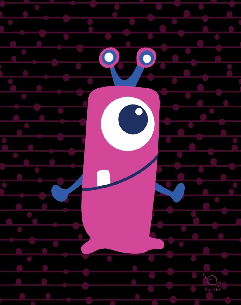 Wall art: Wriggly, by Blue Fish